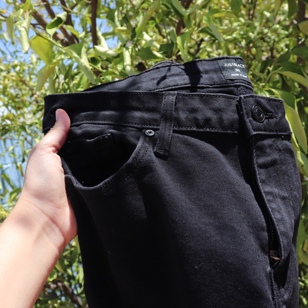 Just Black Ripped Skinny Jeans